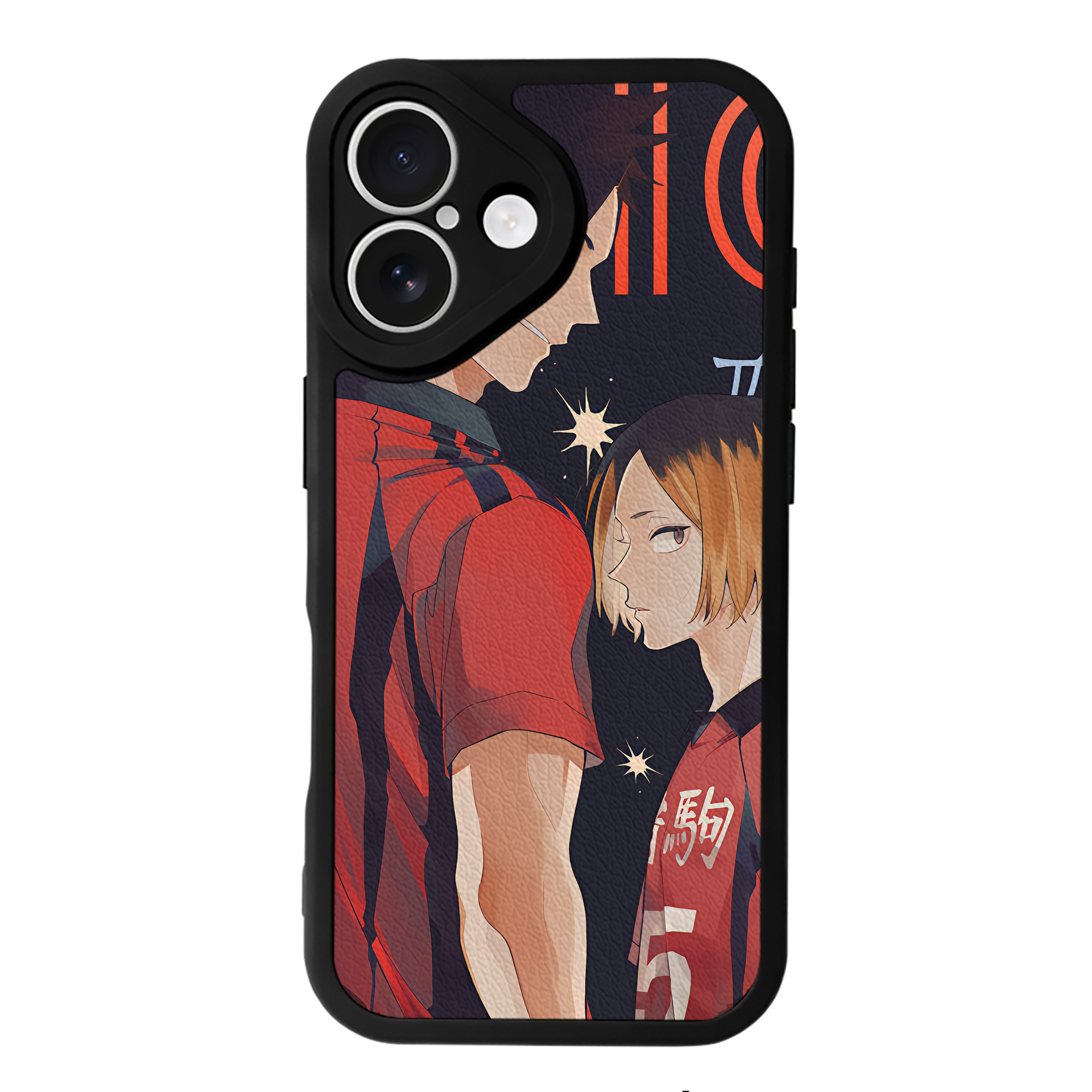 （画像用） ハイキュー!! Haikyu!! 【iPhone 16シリーズ対応】シリコンスマホケース（レザー調） 材質：シリコン